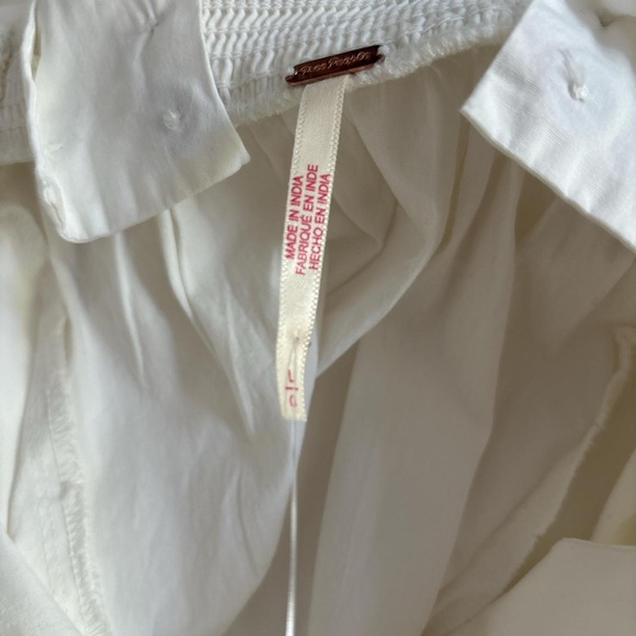 NWT Free People Cotton Bow Back Mini Dress - Picture 4 of 6